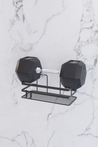 Raft baie SB007K Negru 27.5x8.5x8.5 cm - Img 6