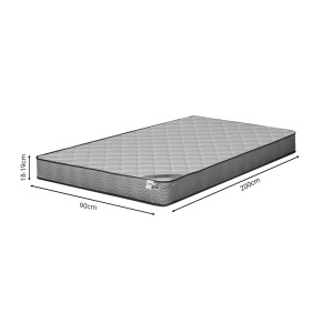 Saltea cu arcuri buzunar cu doua fete 19 cm Frezio Pako World Alb 90x200x18.5 cm - Img 4