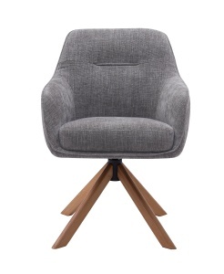 Scaun AVOLA SELECT, Gri inchis, 65x87x59 cm - Img 4