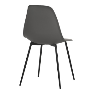 Scaun Ballen Gri inchis 41.5x53x84.5 cm - Img 2