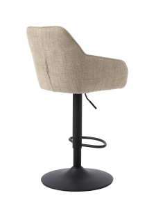 Scaun bar AVOLA SELECT, Bej, 53x96-110x51 cm - Img 2