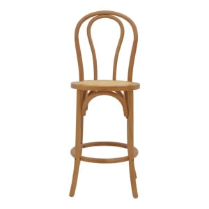 Scaun bar Thonet lemn fag natural 41x50x105 cm - Img 4