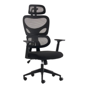 Scaun birou Cadrey Negru 67x64x128 cm
