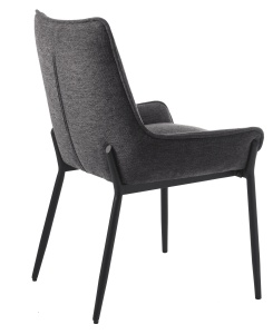 Scaun CALGARY, Gri inchis, 59x84x58 cm - Img 4