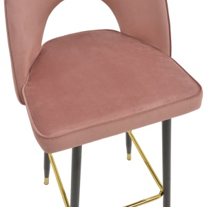 Scaun de bar Casenio Pako Kaki inchis 48x50x107 cm - Img 7