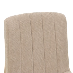 Scaun de bar Dalby, Bej, 50x45x102.5 cm - Img 6