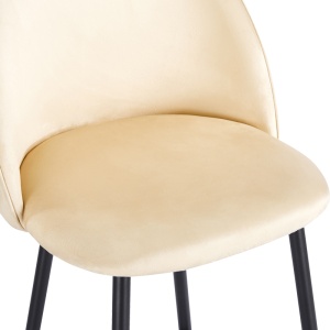 Scaun de bar Perch Pako Crem 50x53x99 cm - Img 6