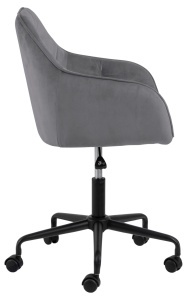 Scaun de birou Brooke, Gri, 88.5x59x58.5 cm - Img 5