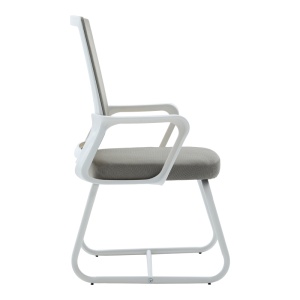 Scaun de birou, Palma, Alb, 52x46x94 cm - Img 3