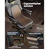 Scaun de gaming Songmics Negru 66.5x71x(119-128.5)cm - Img 4