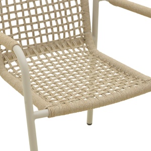 Scaun de gradina, Esence, Bej, 56x61.5x87.5 cm - Img 9