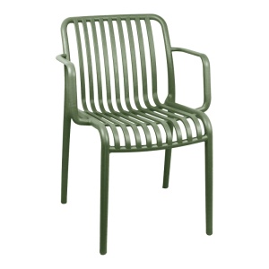 Scaun de gradina, Zoi, Verde inchis, 55.5x57.5x79 cm