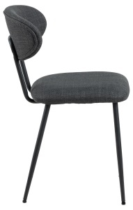 Scaun dining Denise, Gri, 78.5x43.5x53 cm - Img 5
