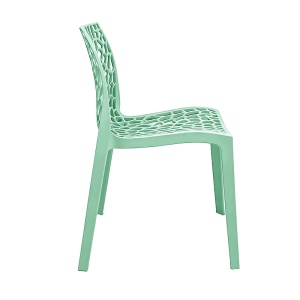 Scaun dining Hush, Verde, 53x41x80.5 cm - Img 3