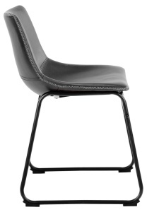 Scaun dining I_Oregon, Negru, 78.5x48x56 cm - Img 7