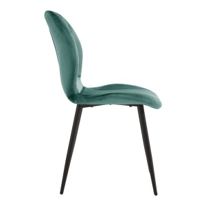 Scaun dining Jelour, Petrol, 54.5x55x84.5 cm - Img 3
