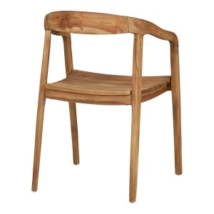 Scaun dining Otero, Natural, 55x54x76 cm - Img 2