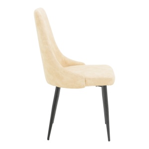 Scaun dining Trenda, Bej, 44x59x90 cm - Img 3