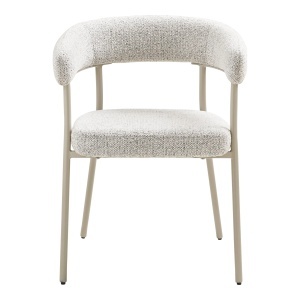 Scaun dining Trivio, Nisip, 56x57.5x77 cm - Img 4