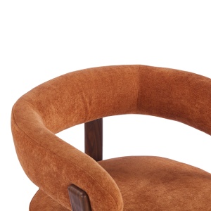 Scaun Erebus, Teracota, 64x55x76.5 cm - Img 5