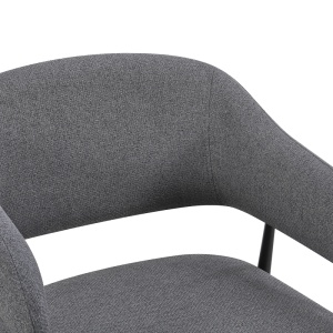 Scaun Filonda, Antracit, 47x58x79 cm - Img 2
