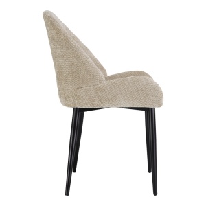 Scaun Finda, Bej, 59x54x86.5 cm - Img 3