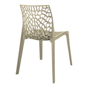 Scaun Hush, Pako World, PP, Cappuccino, 50x57x81 cm - Img 2