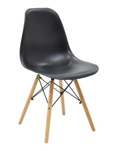 Scaun Julita Negru 46x52x81 cm