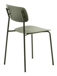 Scaun KIRKLAND, Verde masliniu, 51x79x44 cm - Img 3