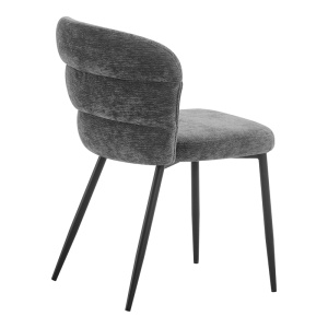 Scaun Mercy, Antracit, 57x60.5x79 cm - Img 2