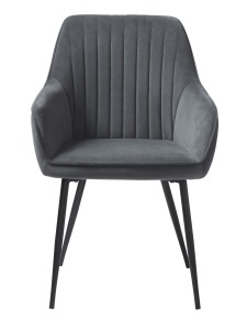 Scaun NOLAN, Gri deschis, 60x84x58 cm - Img 4