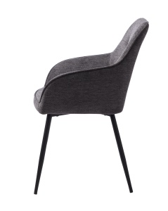 Scaun NOLAN V1, Gri inchis, 60x84x58 cm - Img 2