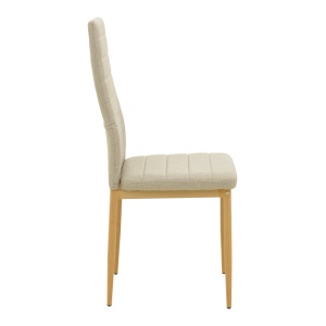 Scaun Parker Bej 39.5x48x95 cm - Img 3
