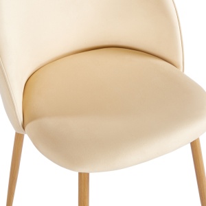 Scaun Perch Pako Crem 50x43x82 cm - Img 6