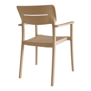 Scaun Pilma, Cappuccino, 57x54x82 cm - Img 2