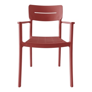 Scaun Pilma, Rosu bordo, 57x54x82 cm - Img 4