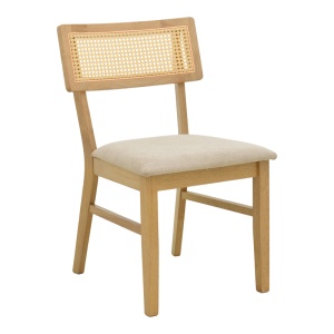Scaun, Raffles, Natural, 48x47x83.5 cm