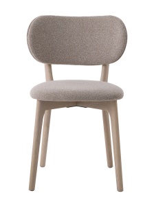 Scaun STILO, Stejar Alb, 54x80x49 cm - Img 2