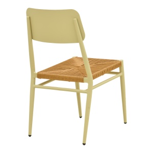 Scaun stivuibil, Giardino, Bej, 56x45x82 cm - Img 3