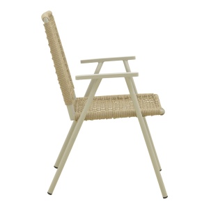 Scaun stivuibil, Weave, Natural, 63x57x86 cm - Img 4