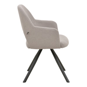 Scaun Verta, Gri, 59x58x87 cm - Img 3