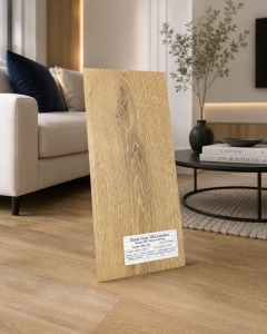 Set 14 buc. Parchet LVT, Pardoseala Vinil 2.5mm, Stomp, Bej, 15x1050 cm / 2.2 mp, Delta 8807-18 - Img 2