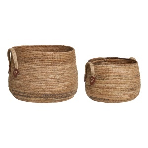 Set 2 piese Cosuri Aosta, Natural, 39x39x28.5 cm - Img 5