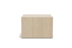 Set 2 piese Masute de cafea Dice, Travertin, 40x58x58 cm - Img 7