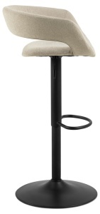 Set 2 piese Scaune de bar Grace, Maro, 101x54.5x48.5 cm - Img 5