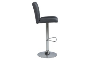 Set 2 piese Scaune de bar Sylvia V2, Gri, 115x41.5x52 cm - Img 5
