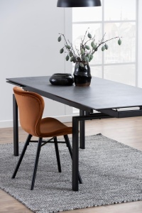 Set 2 piese Scaune dining Batilda -A1, Portocaliu, 82.5x47x53 cm - Img 3