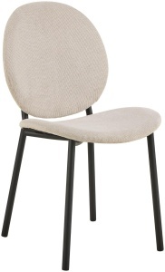 Set 2 piese Scaune dining Cliff, Bej, 87x50x57.5 cm - Img 4
