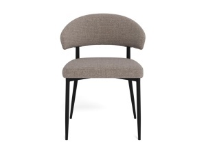 Set 2 piese Scaune dining Edina, Gri, 77x56x55 cm - Img 4