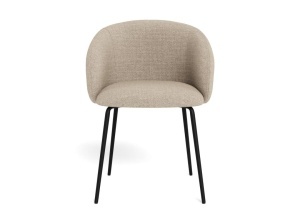 Set 2 piese Scaune dining Eleanor, Bej, 79x55.5x55 cm - Img 8